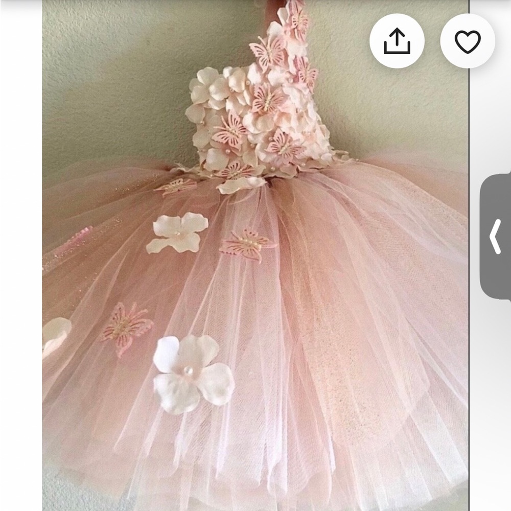 Baby girl flower gown Tu tu dress